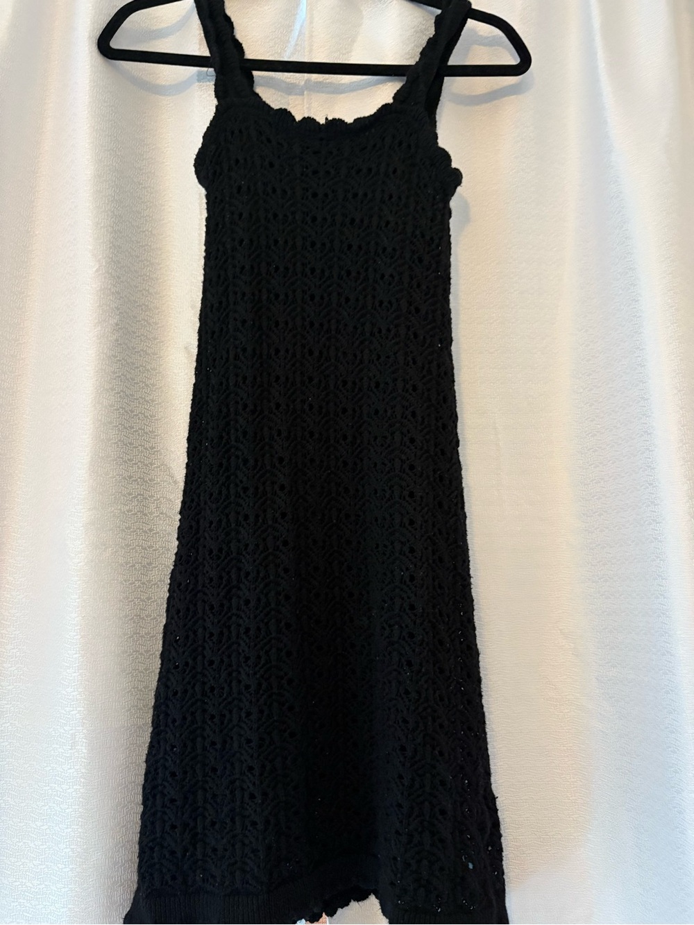Jessica Simpson Black Crochet Dress